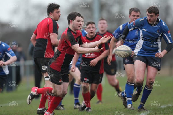 170413 - Heol-y-Cyw v Rhydyfelin, SWALEC League Div 1 East - Heol-y-Cyw (blue and white) take on Rhydyfelin in the SWALEC League