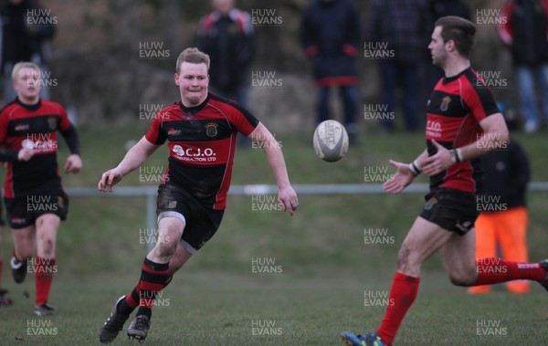 170413 - Heol-y-Cyw v Rhydyfelin, SWALEC League Div 1 East - Heol-y-Cyw (blue and white) take on Rhydyfelin in the SWALEC League