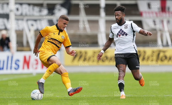 210718 - Hereford FC v Newport County - Pre Season Friendly - Tyler Forbes of Newport