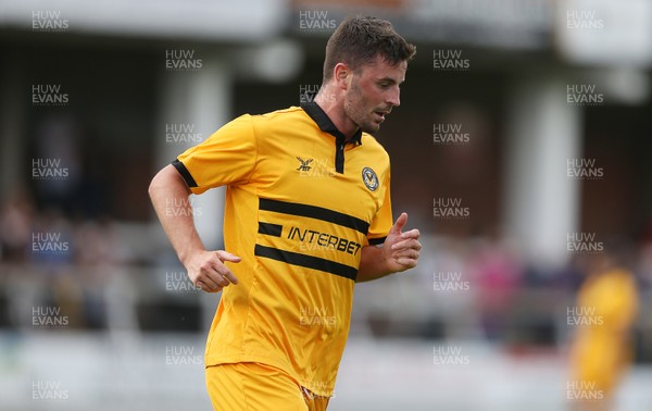 210718 - Hereford FC v Newport County - Pre Season Friendly - Padraig Amond of Newport County after scoring a goal