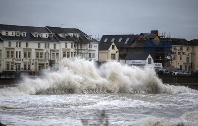 High winds at Porthcawl 140120