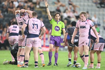 270326 - Hollywoodbets Sharks v Cardiff Rugby, United Rugby Championship - Referee Gianluca Gnecchi