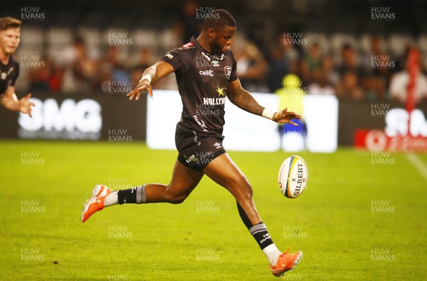090525 - Hollywoodbets Sharks v Ospreys - United Rugby Championship - Aphelele Fassi of the Hollywoodbets Sharks