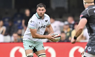 260926 - Hollywoodbets Sharks v Ospreys - United Rugby Championship - Rhys Davies of Ospreys