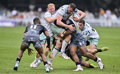 260926 - Hollywoodbets Sharks v Ospreys - United Rugby Championship - James Ratti of Ospreys