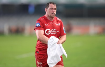 170525 - Hollywoodbets Sharks v Scarlets - United Rugby Championship - Ryan Elias of the Scarlets