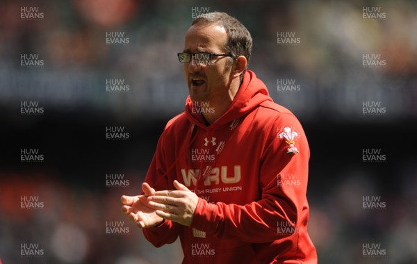 120512 - HSBC Sevens World Series London - Wales v Spain -Wales head coach Paul John