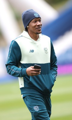 140426 - Huddersfield Town v Cardiff City - Sky Bet League 1 - Gabriel Osho of Cardiff