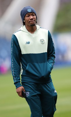 140426 - Huddersfield Town v Cardiff City - Sky Bet League 1 - Gabriel Osho of Cardiff