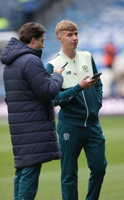 140426 - Huddersfield Town v Cardiff City - Sky Bet League 1 - Joel Bagan of Cardiff and Joel Colwill of Cardiff