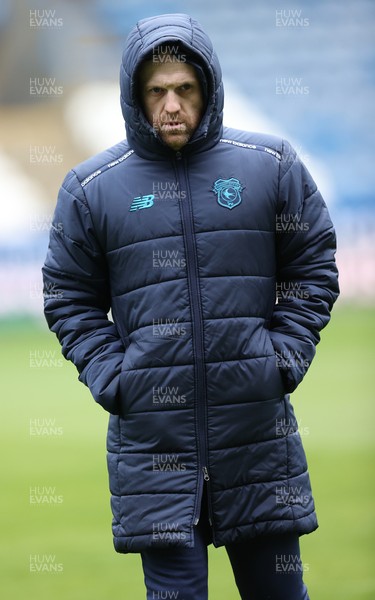 140426 - Huddersfield Town v Cardiff City - Sky Bet League 1 - Lee Riley Assistant manager of Cardiff