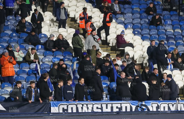 241022 - Huddersfield Town v Cardiff City - Sky Bet Championship - Cardiff fans
