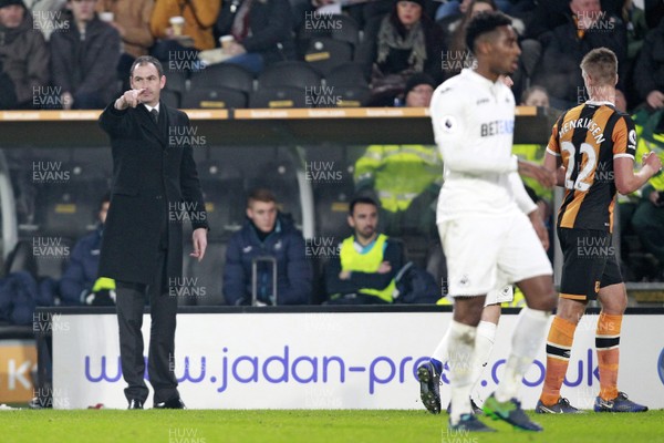 070117 - Hull City v Swansea City, The Emirates FA Cup Third Round - Swansea City Manager Paul Clement by Huw Evans Agency