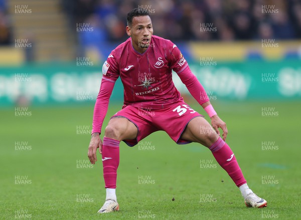 100224 - Hull City v Swansea City - Sky Bet Championship - Ronald of Swansea