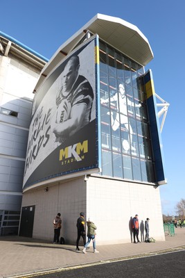 240126 - Hull City v Swansea City - Sky Bet Championship - A general view of MKM stadium