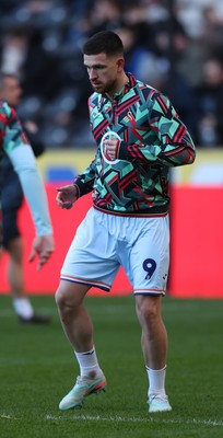 240126 - Hull City v Swansea City - Sky Bet Championship - Zan Vipotnik of Swansea