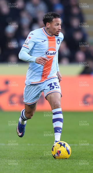 240126 - Hull City v Swansea City - Sky Bet Championship - Ronald of Swansea