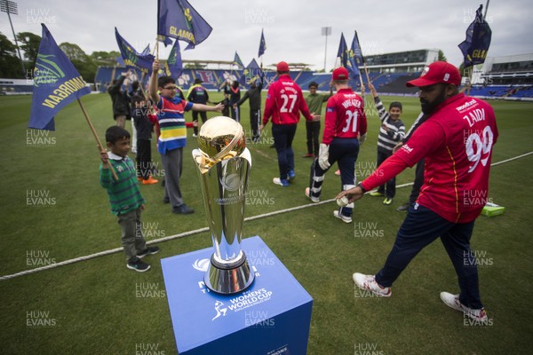 100517 - ICC Champions Trophy - Picture shows the trophy at The sse SWALEC