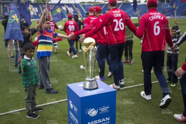 100517 - ICC Champions Trophy - Picture shows the trophy at The sse SWALEC