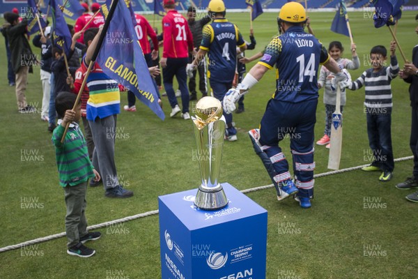 100517 - ICC Champions Trophy - Picture shows the trophy at The sse SWALEC