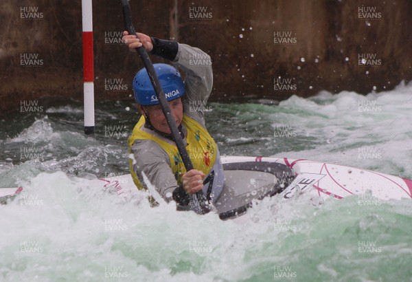 230613 - ICF Canoe Slalom World Cup Day 3-Stepanka Hilgertova in the K1 Womens Final at the Canoe Slalom World Cup, Cardiff International White Water Centre