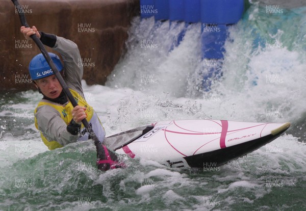 230613 - ICF Canoe Slalom World Cup Day 3-Stepanka Hilgertova in the K1 Womens Final at the Canoe Slalom World Cup, Cardiff International White Water Centre