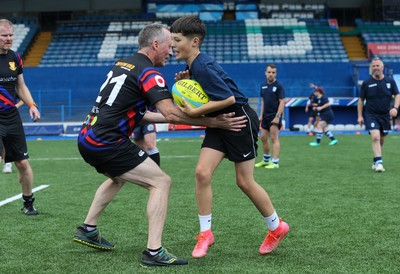 220821 - Cardiff Rugby Inclusive Rugby Festival - Teams take part in the Inclusive Rugby Festival at Cardiff Arms Park