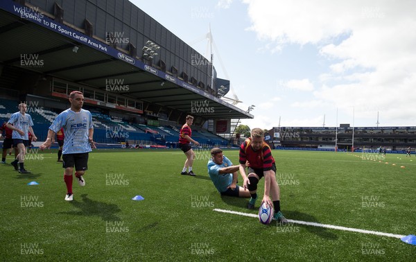 220821 - Cardiff Rugby Inclusive Rugby Festival - Teams take part in the Inclusive Rugby Festival at Cardiff Arms Park