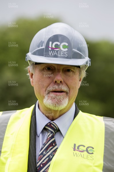 230617 - Picture shows Celtic Manor owner Sir Terry Matthews at the site of the new International Convention Centre Wales at the Celtic Manor Resort Once complete in 2019, ICC Wales will provide total floor space for meetings, conferences, exhibitions and events An 837 million pound joint venture between Celtic Manor and Welsh Government