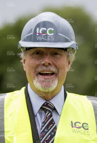 230617 - Picture shows Celtic Manor owner Sir Terry Matthews at the site of the new International Convention Centre Wales at the Celtic Manor Resort Once complete in 2019, ICC Wales will provide total floor space for meetings, conferences, exhibitions and events An 837 million pound joint venture between Celtic Manor and Welsh Government