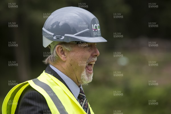 230617 - Picture shows Celtic Manor owner Sir Terry Matthews at the site of the new International Convention Centre Wales at the Celtic Manor Resort Once complete in 2019, ICC Wales will provide total floor space for meetings, conferences, exhibitions and events An 837 million pound joint venture between Celtic Manor and Welsh Government