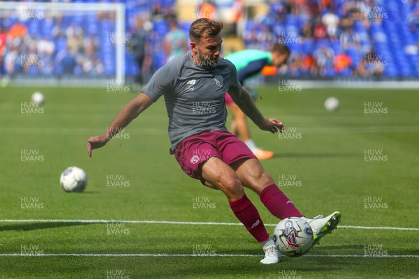 020923 - Ipswich Town v Cardiff City - Sky Bet Championship - Joe Ralls of Cardiff City warms up before kick off against Ipswich Town