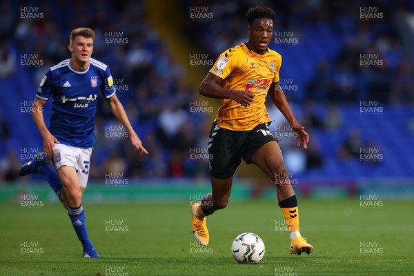 100821 - Ipswich Town v Newport County - Carabao Cup - Timmy Abraham of Newport County