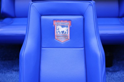 280226 - Ipswich Town v Swansea City - Sky Bet Championship - Dugouts at Portman Road 
