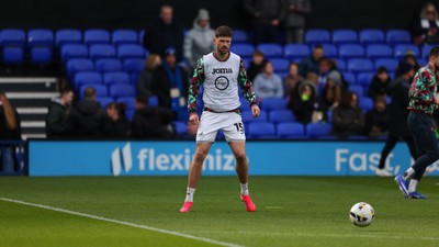 280226 - Ipswich Town v Swansea City - Sky Bet Championship - Cameron Burgess of Swansea City 