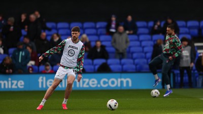 280226 - Ipswich Town v Swansea City - Sky Bet Championship - Cameron Burgess of Swansea City 