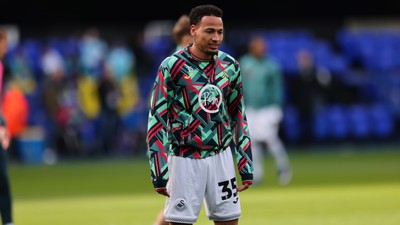 280226 - Ipswich Town v Swansea City - Sky Bet Championship - Ronald of Swansea City 