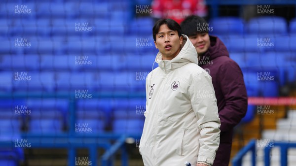 280226 - Ipswich Town v Swansea City - Sky Bet Championship - Eom Ji-Sung of Swansea City 