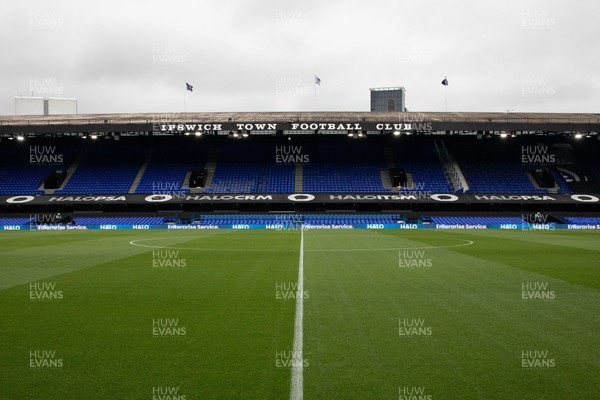 280226 - Ipswich Town v Swansea City - Sky Bet Championship - A general view of Portman Road
