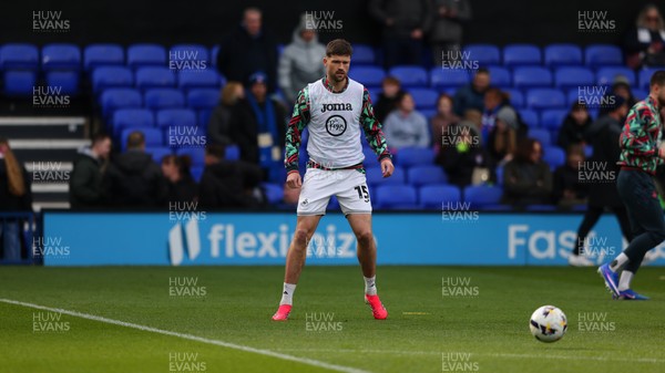 280226 - Ipswich Town v Swansea City - Sky Bet Championship - Cameron Burgess of Swansea City 
