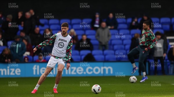 280226 - Ipswich Town v Swansea City - Sky Bet Championship - Cameron Burgess of Swansea City 