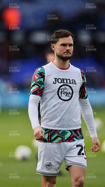 280226 - Ipswich Town v Swansea City - Sky Bet Championship - Liam Cullen of Swansea City 