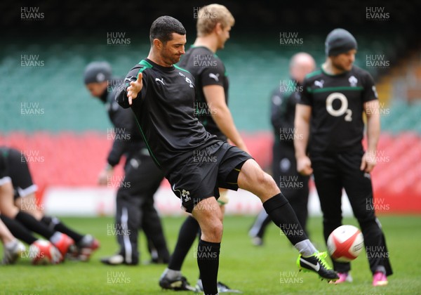 010213 - Ireland Rugby Captains Run -Rob Kearney during training