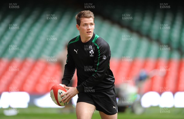 010213 - Ireland Rugby Captains Run -Craig Gilroy during training