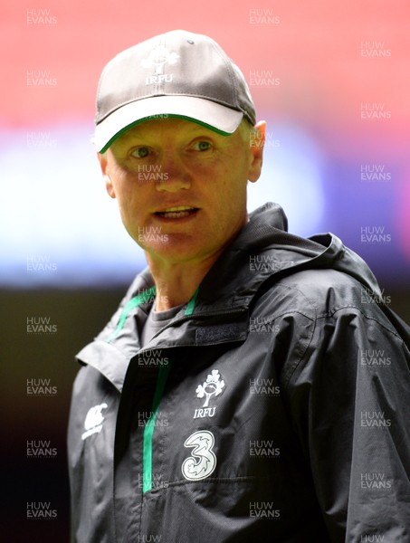 070815 - Ireland Rugby Training -Joe Schmidt during training