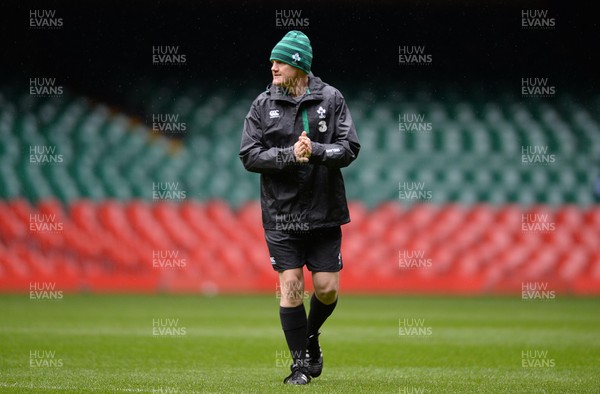 130315 - Ireland Rugby Training -Joe Schmidt  during training