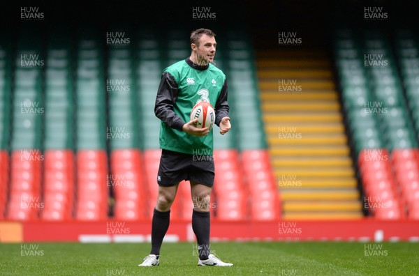 130315 - Ireland Rugby Training -Tommy Bowe during training