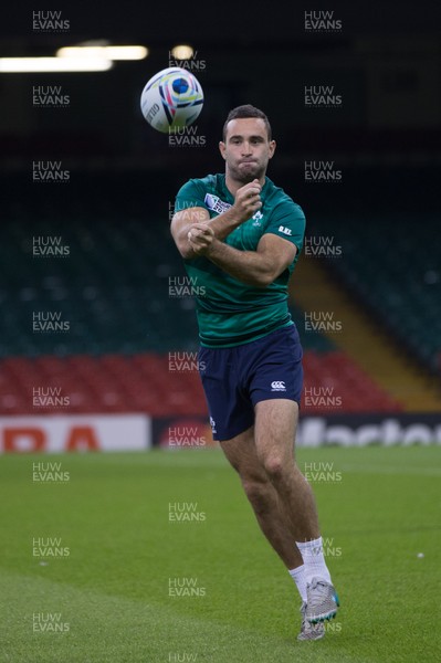 161015 - Ireland captains run, Millennium Stadium - Dave Kearney of Ireland during a training session at the Millennium Stadium ahead of their Rugby World Cup Quarter Final match against Argentina