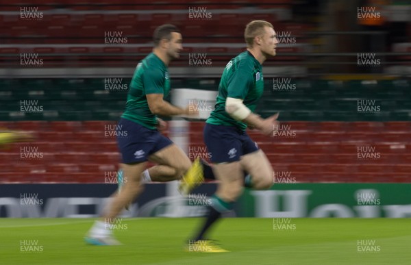 161015 - Ireland captains run, Millennium Stadium - Ireland go through a training session at the Millennium Stadium ahead of their Rugby World Cup Quarter Final match against Argentina