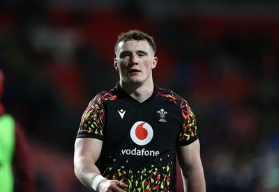 070326 - Ireland U20s v Wales U20s - U20s Six Nations Championship - Caio James of Wales 